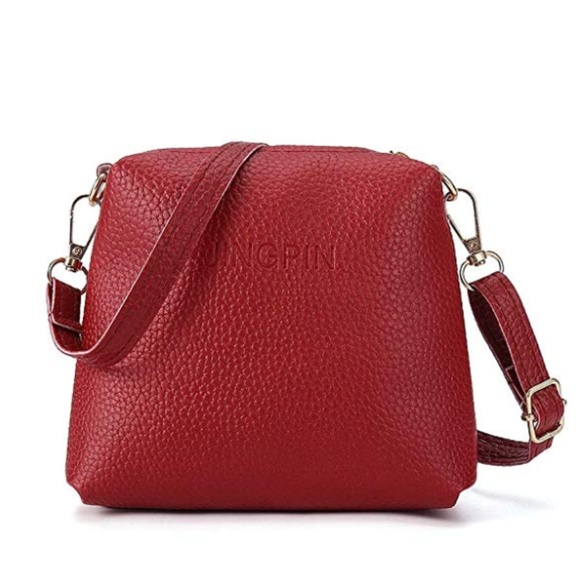 1 LEFT!! Wine Pebbled Leather Total Travel Set - Picture 5 of 8